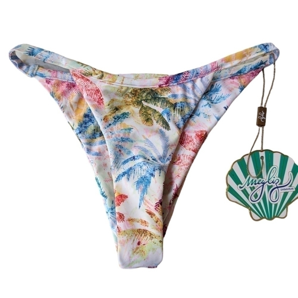 Meg Liz Swimwear Marina Bikini Bottom Swim SZ Small